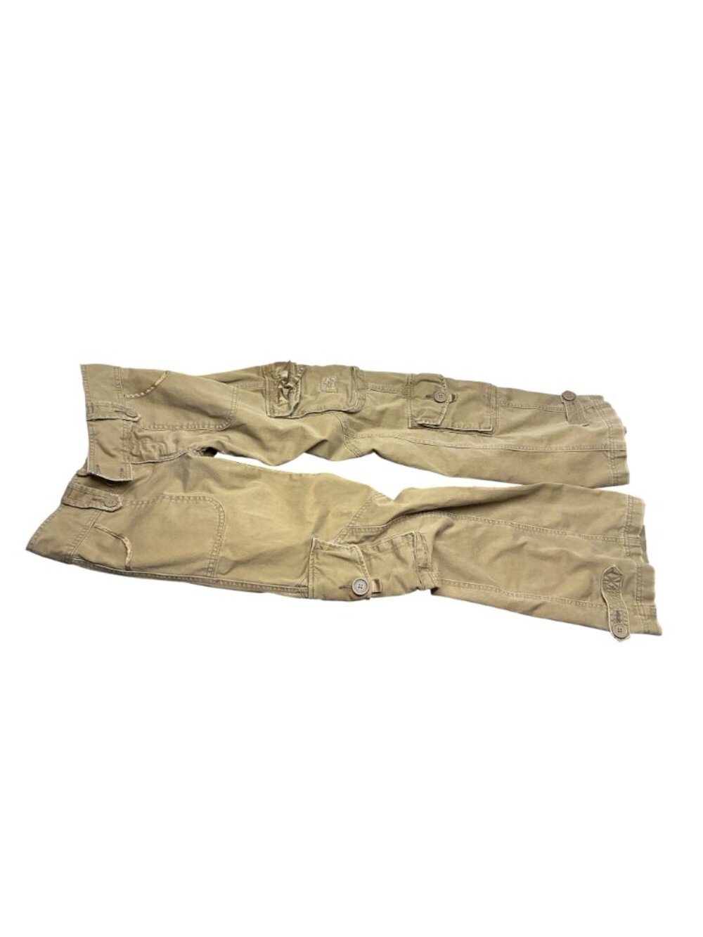Abercrombie & Fitch Khaki Cargo Pants Sz 00 - Picture 4 of 4